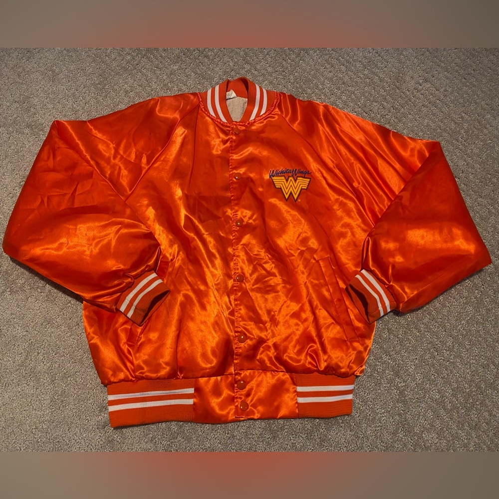 Vintage Wichita Wings Indoor Football Soccer Jacket Size Large